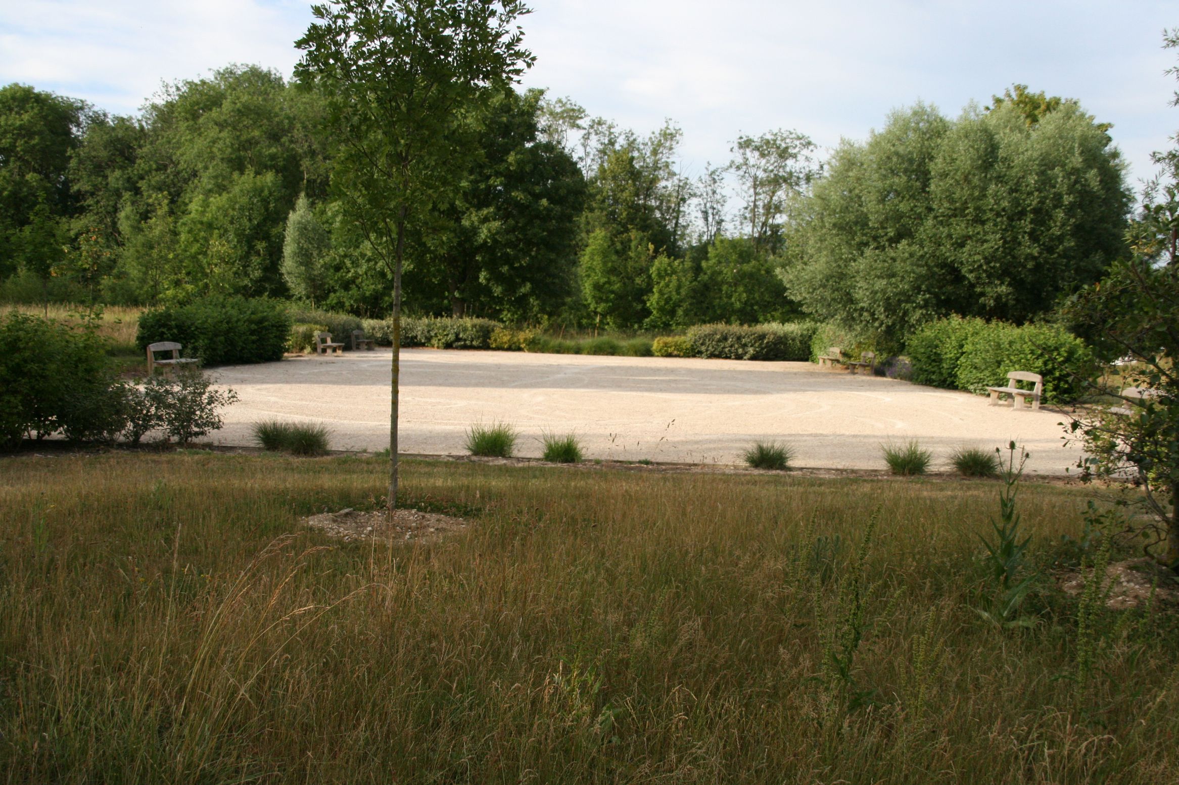 terrain de pétanque